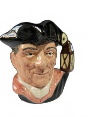 Royal Doulton Night Watchman Mini Character Jug / D6658 / 2.5" / Vintage
